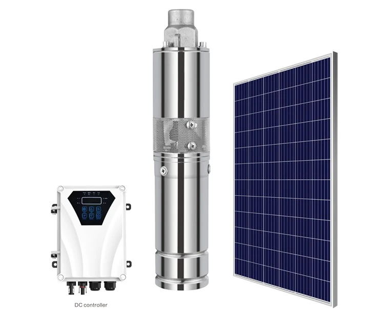 24V,36V,48V DC 304 roestvrijstalen zonne-elektrische dompelpomp