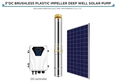 3DSD3-25-24-200 200w voor irrigatie van gelijkstroom-energie op zonne-energie en deepwell-waterpomp