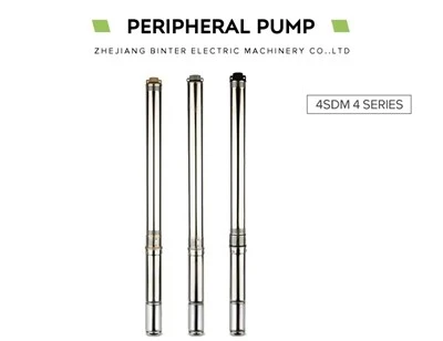 Drie- fase hoge nominale opvoerhoogte 289 m 4 inch diepe put dompelpomp hogedruk 4SDM waterpomp